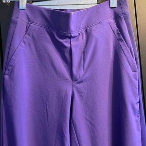 Athleta Lined Brooklyn Pants Purple